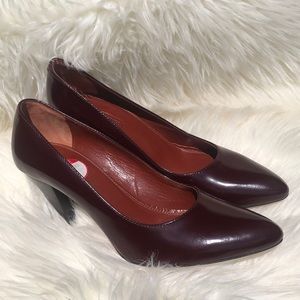 Coach Gennie classic pumps burgundy 8